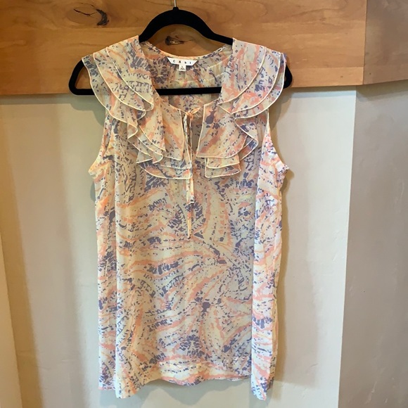 CAbi Flashback Ruffle Sheer BouseTank - Picture 2 of 6